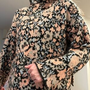 Zara Floral Patterned Sweater